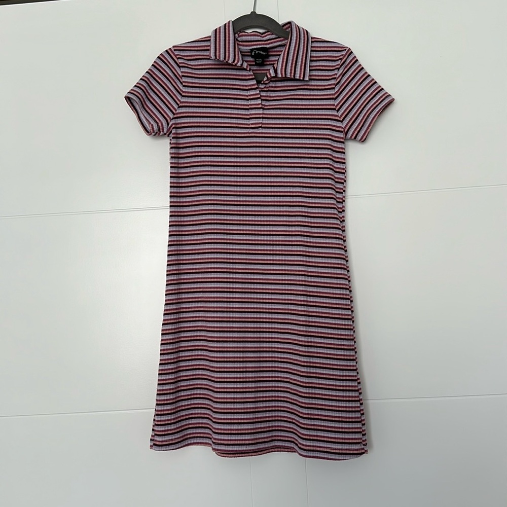Cat and Jack ribbed stripe dress